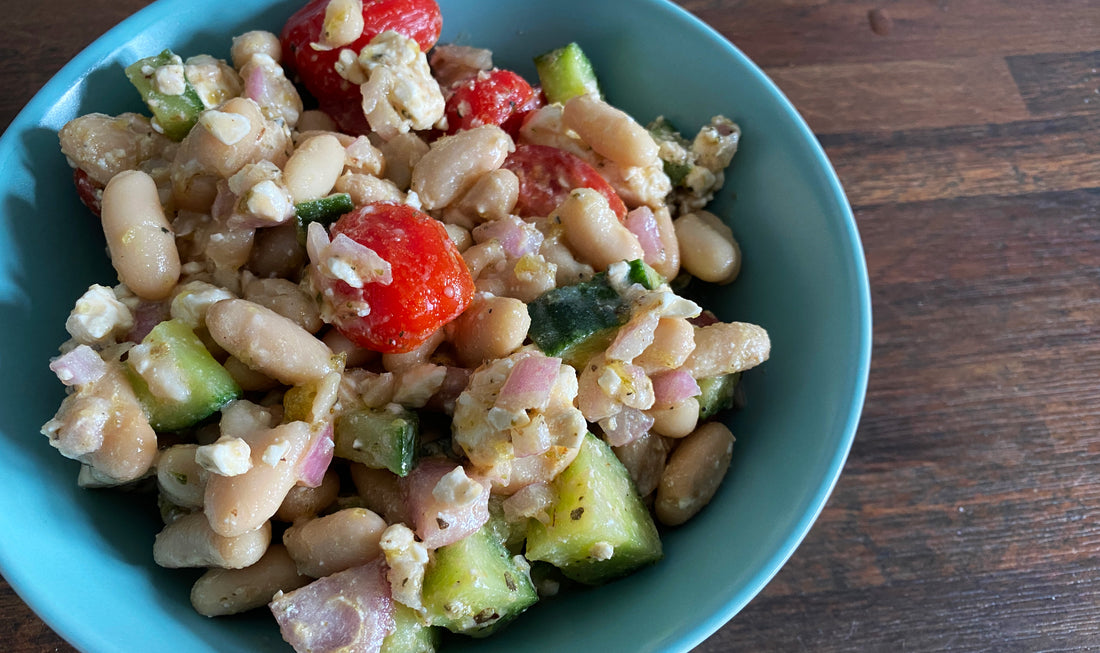 Green Goddess Dense Bean Salad