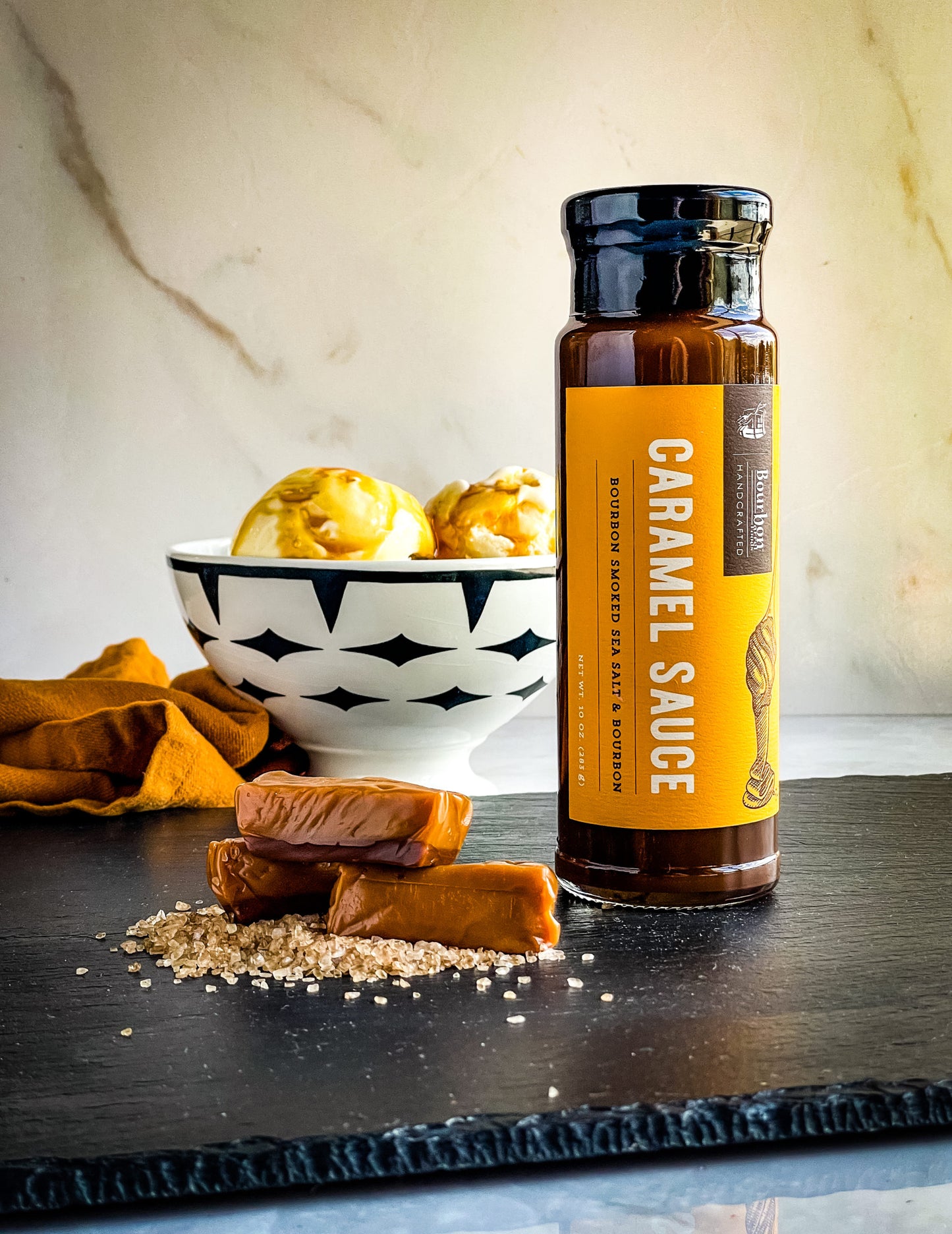 Bourbon Barrel Caramel Sauce