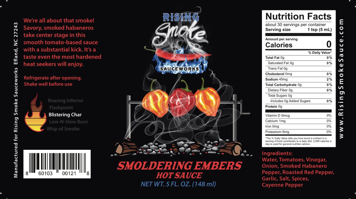 Smoldering Embers Hot Sauce