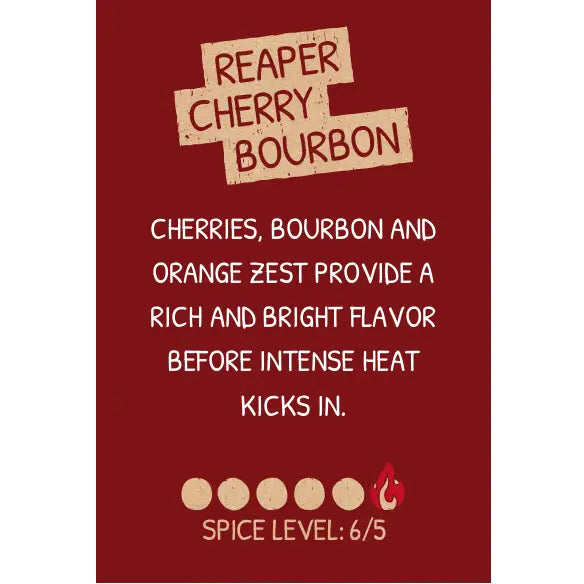 Reaper Cherry Bourbon Hot Sauce - Limited Edition