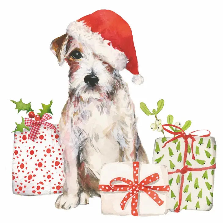 Christmas Pup Napkin