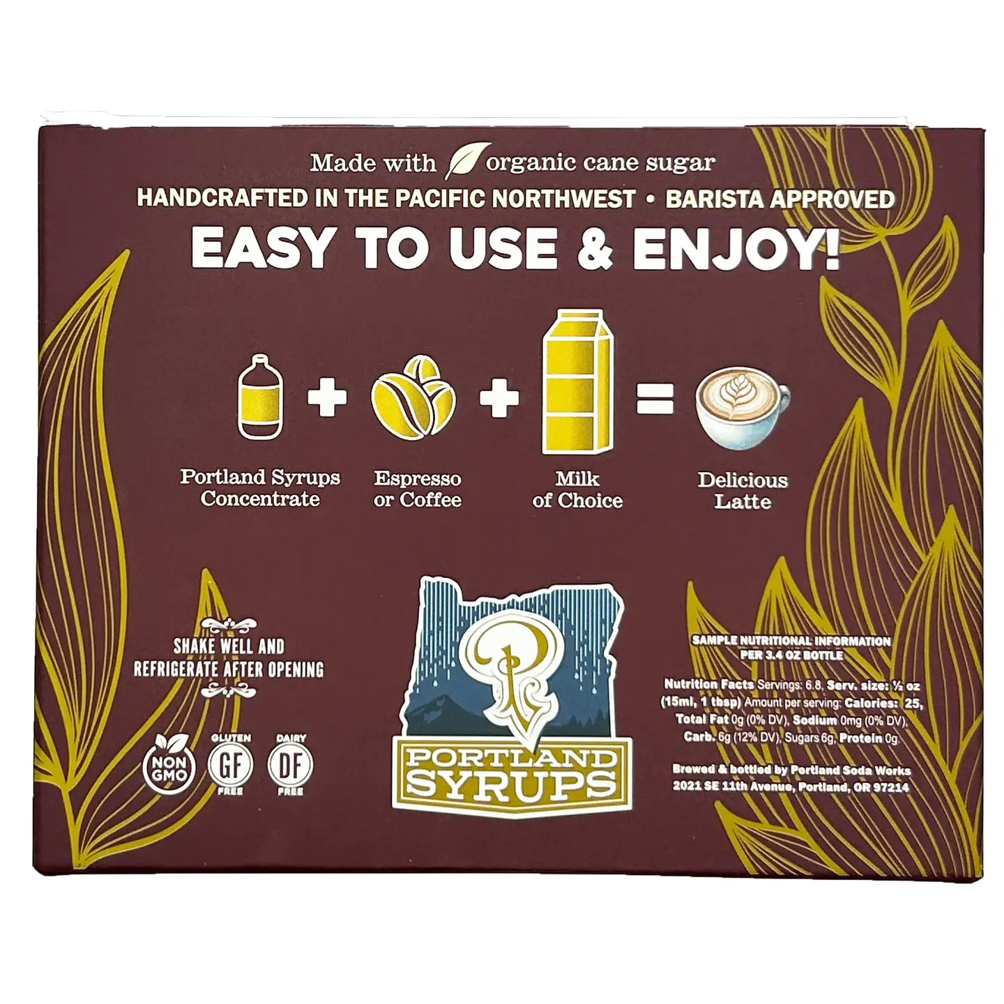 Gift Set - Coffee Syrups - Vanilla, Hazelnut, Caramel