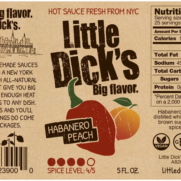 Habanero Peach Hot Sauce - Small Batch