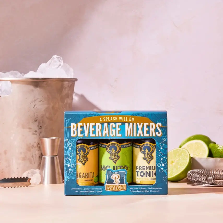 Gift Set - Blue Classic Cocktail Drink Mixers