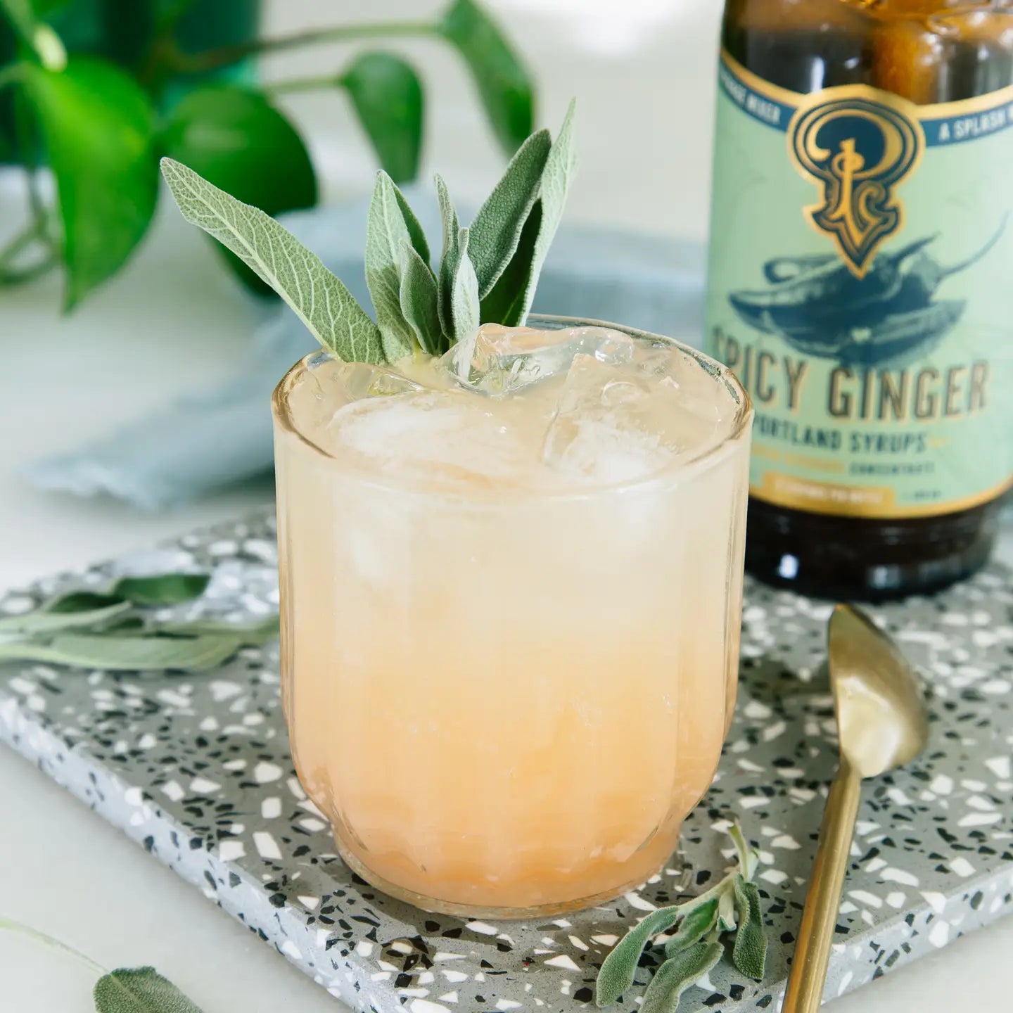 Spicy Ginger Syrup - Cocktail / Mocktail Beverage Mixer