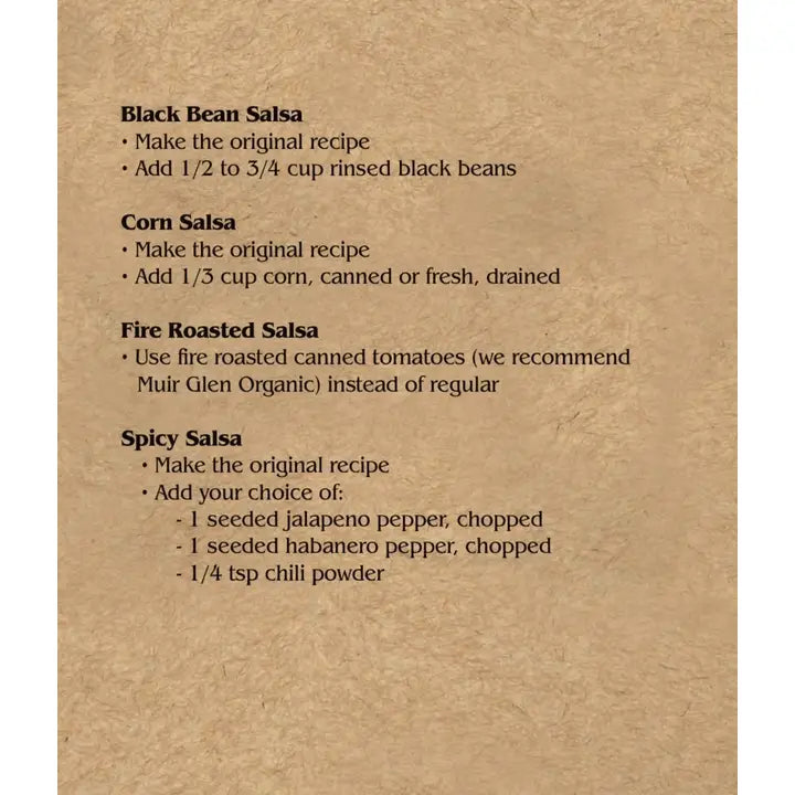 Savory Salsa Mix
