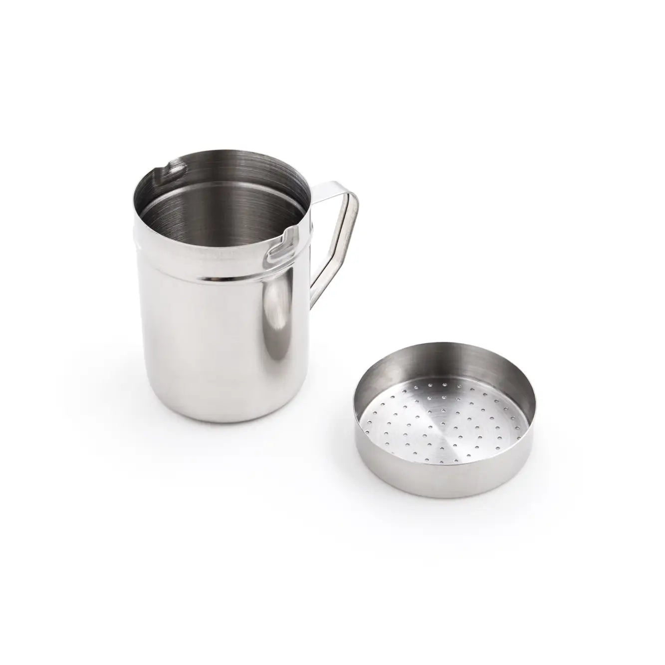 Shaker with Storage Cap, Stainless Steel