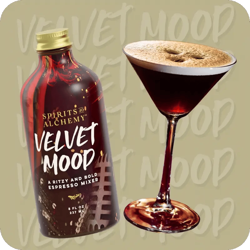 Velvet Mood Cocktail Mixer | Espresso Martini | Mocktail Mix