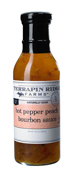 Hot Pepper Peach Bourbon Sauce - NashvilleSpiceCompany