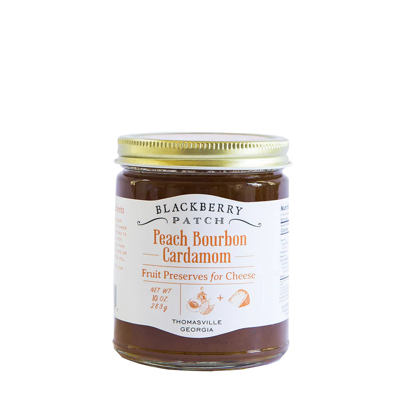 Peach Bourbon Cardamom Preserves