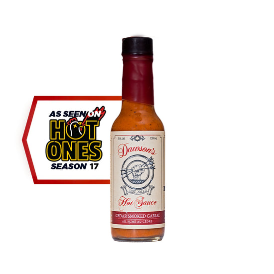 Cedar Smoked Garlic Hot Sauce