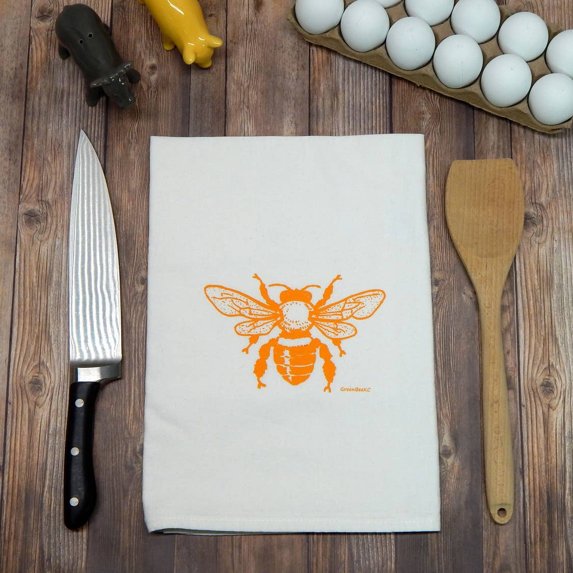 Honey Bee Flour Sack Tea Towel - NashvilleSpiceCompany