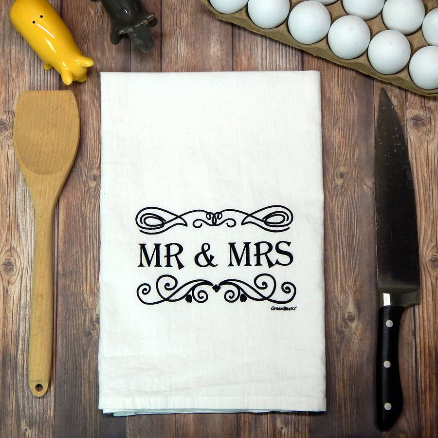 Mr and Mrs Kitchen Towel