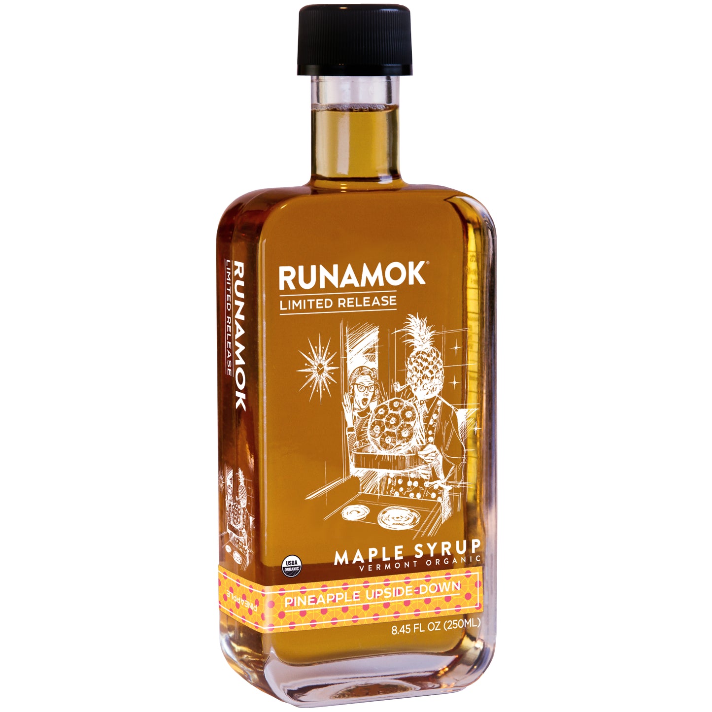 Pineapple Upside Down Maple Syrup