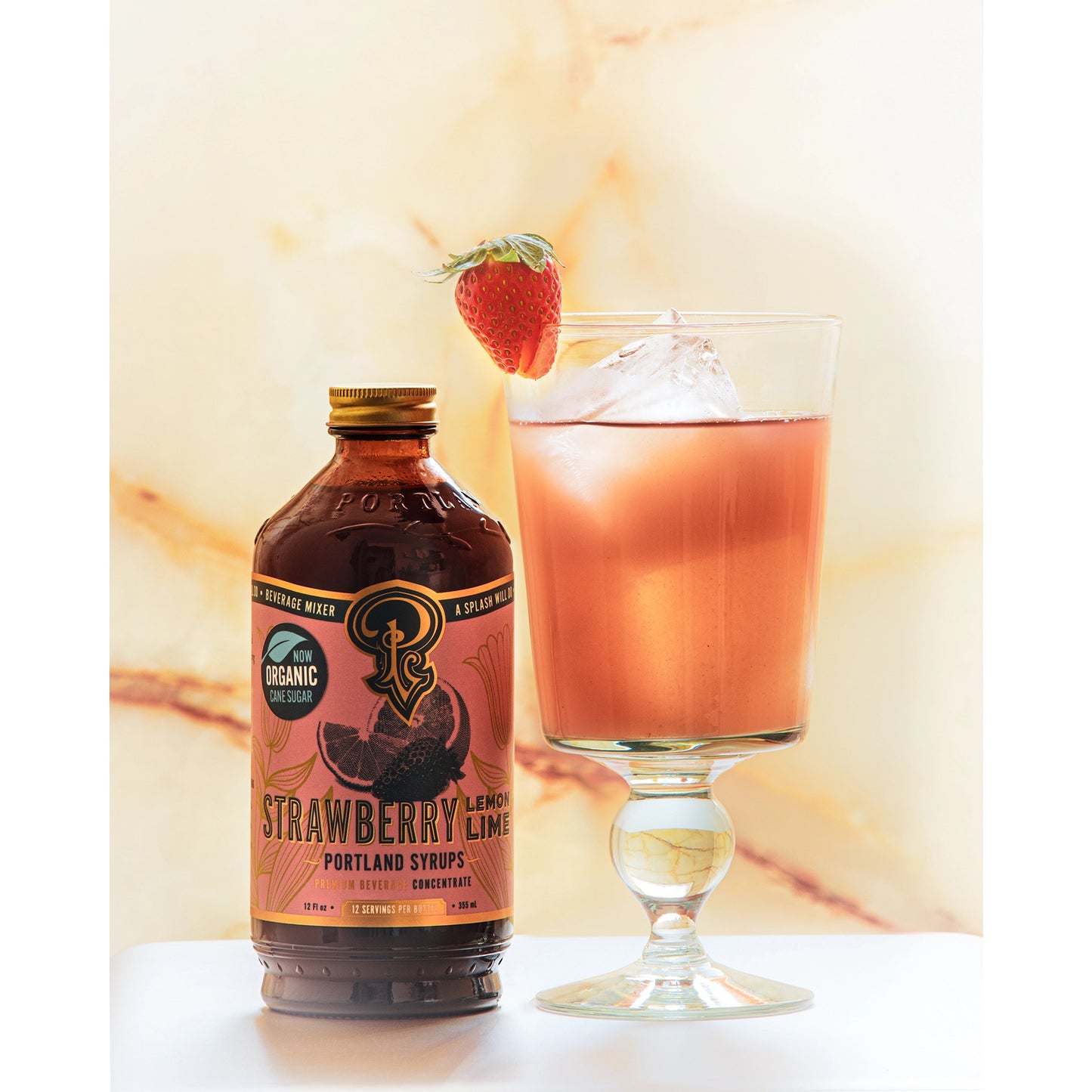 Strawberry Lemon Lime Syrup
