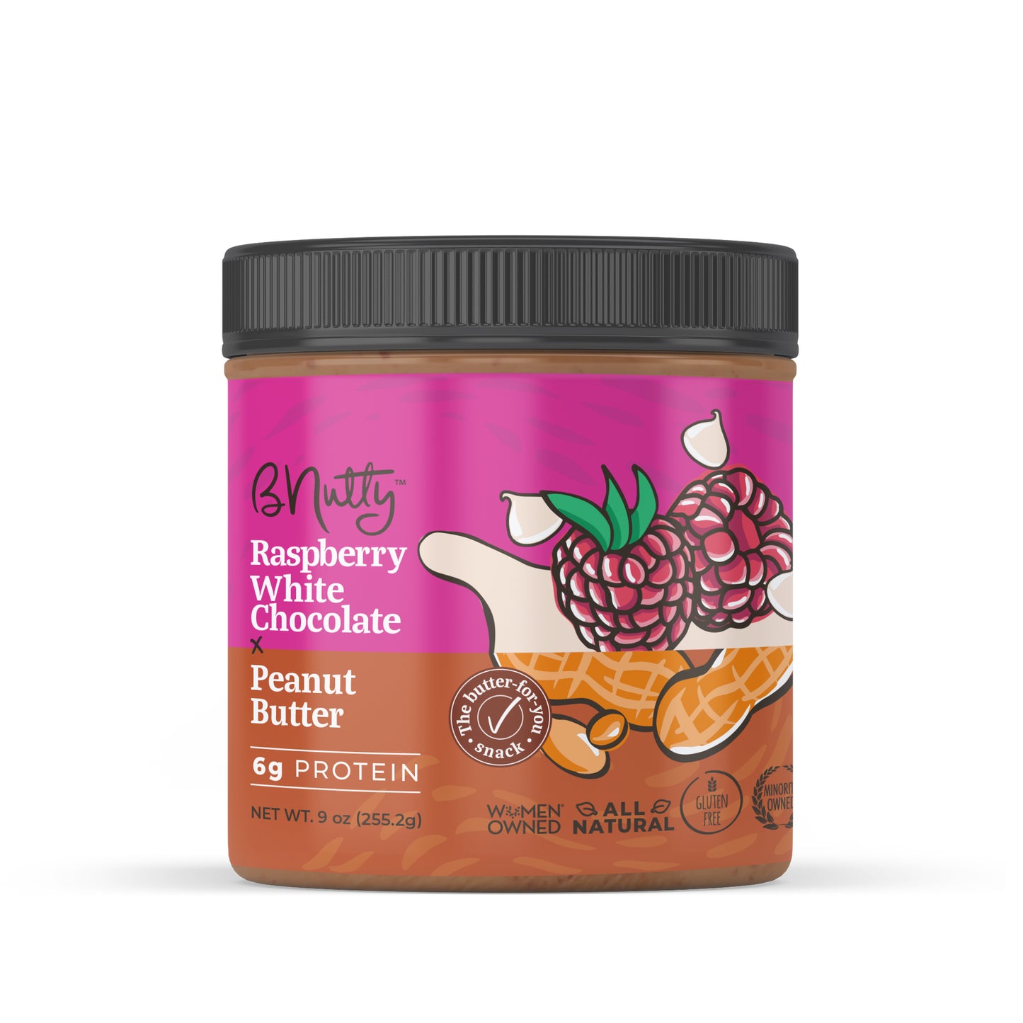 Raspberry White Chocolate Peanut Butter