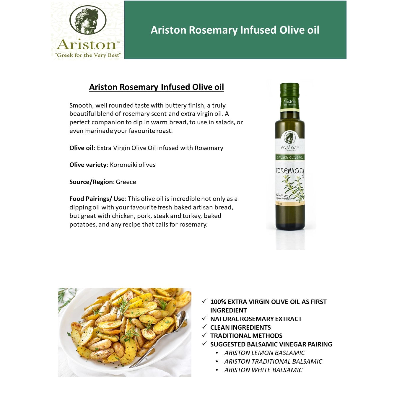 Rosemary Infused Olive Oil