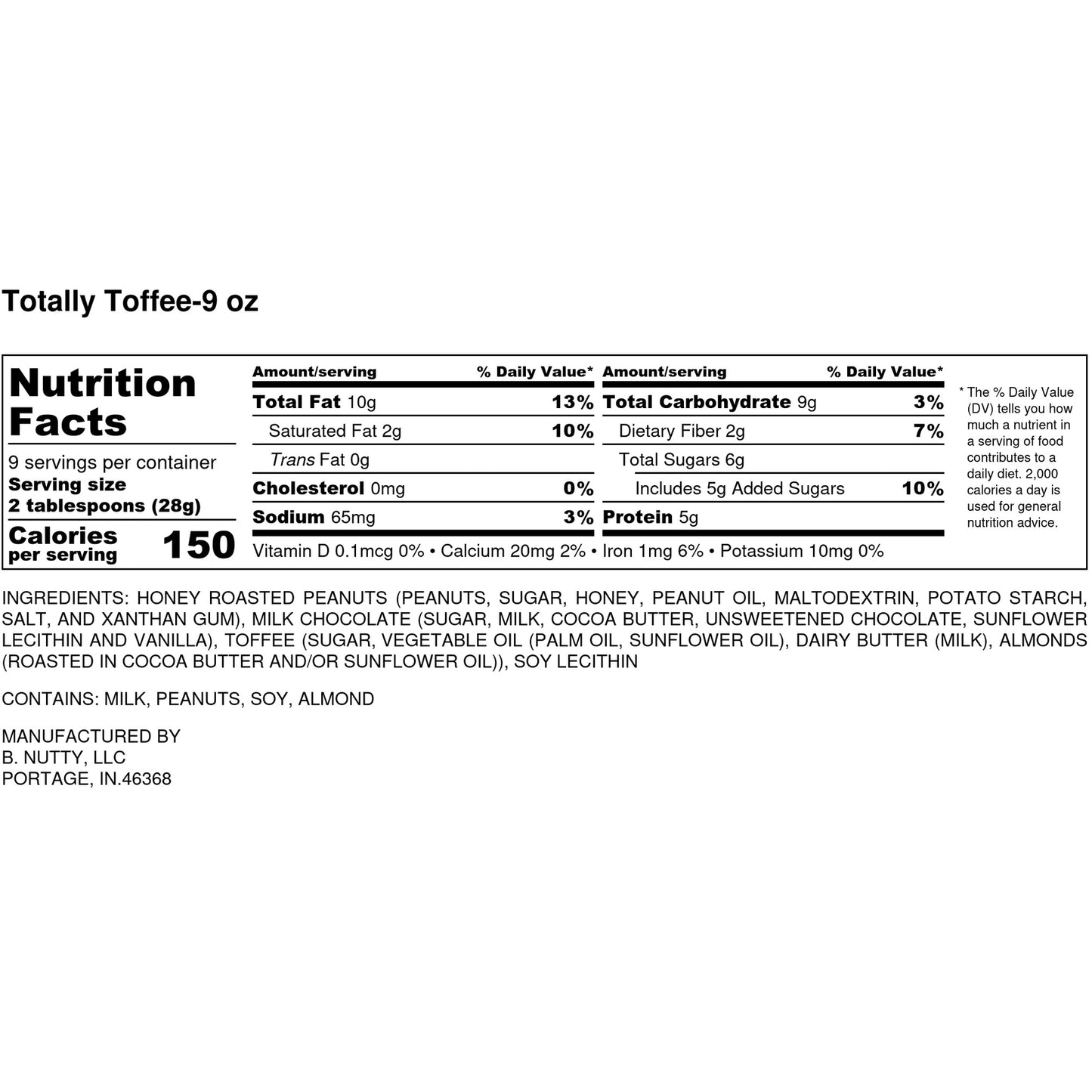 Totally Toffee Peanut Butter