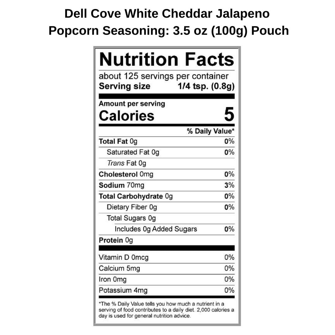 White Cheddar Jalapeno Popcorn Seasoning