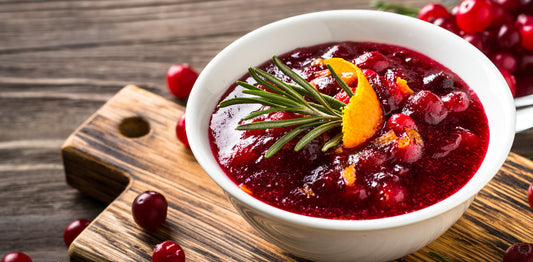 Cinnamon Spiced Apple Cranberry Sauce