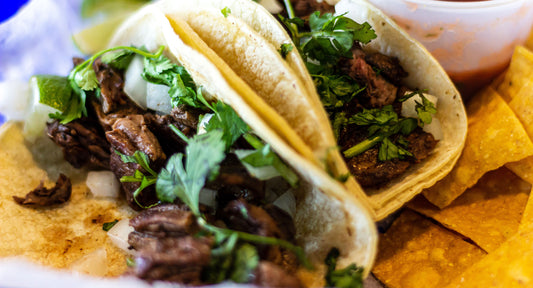 Grilled Steak Taco with Chimichurri Sauce