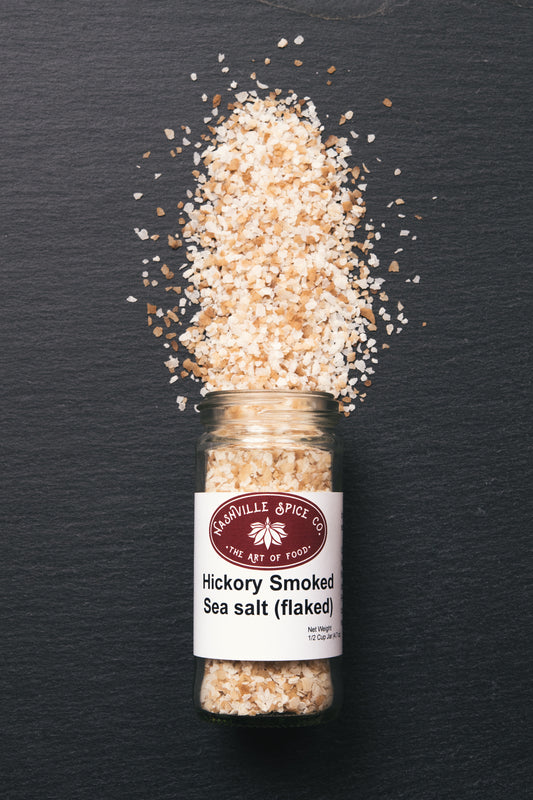 Hickory Smoked Sea salt (flaked)