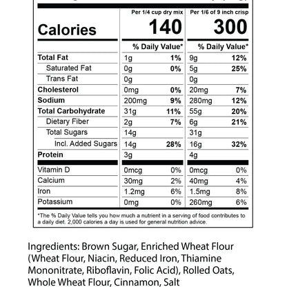 Apple Crisp Baking Mix