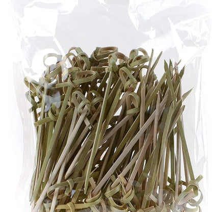 Bamboo Wood Knot Cocktail Skewer Picks - 3.5 Inches