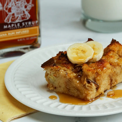 Banana Rum Infused Organic Maple Syrup
