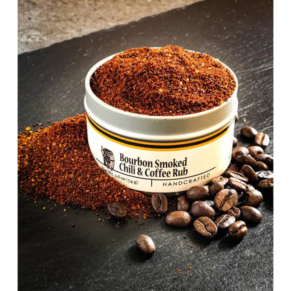 Bourbon Smoked Chili and Coffee Rub