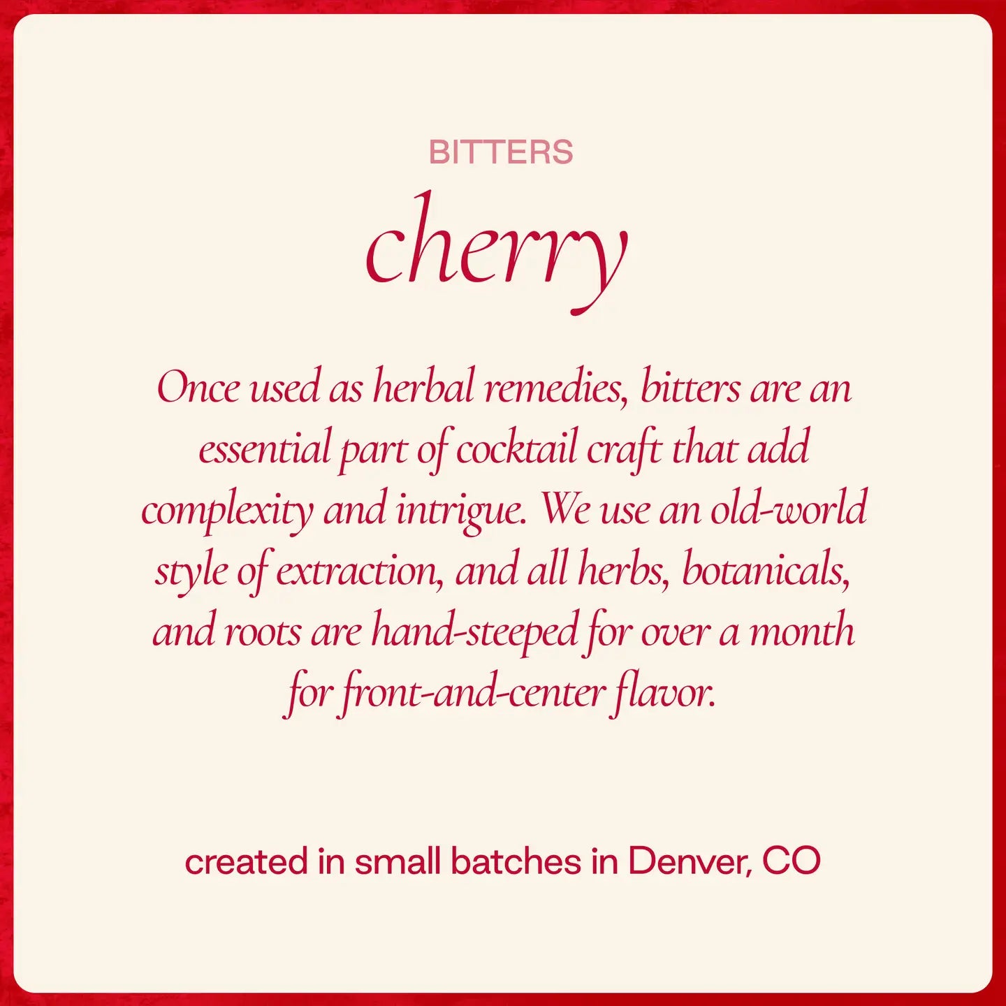 Cherry Bitters