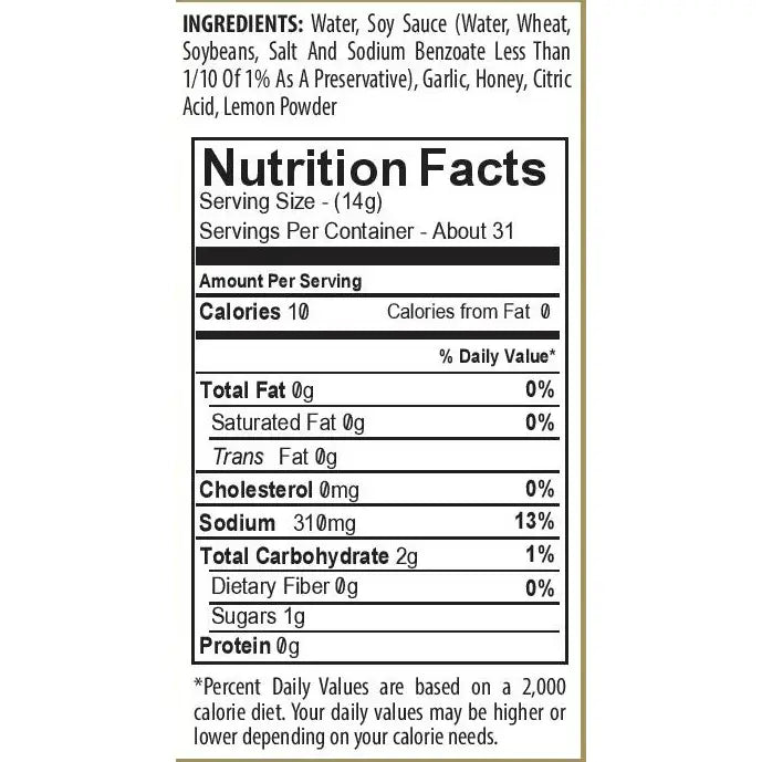 Honey Garlic Marinade