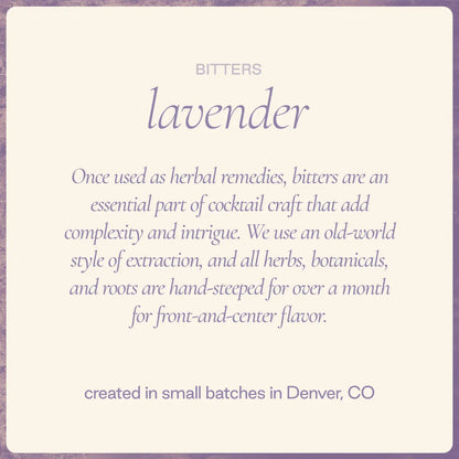 Lavender Floral Bitters