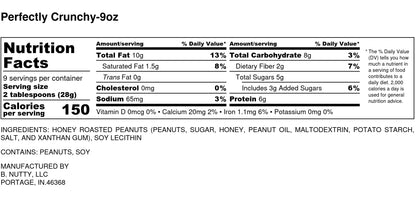 Perfectly Crunchy BNutty Peanut Butter