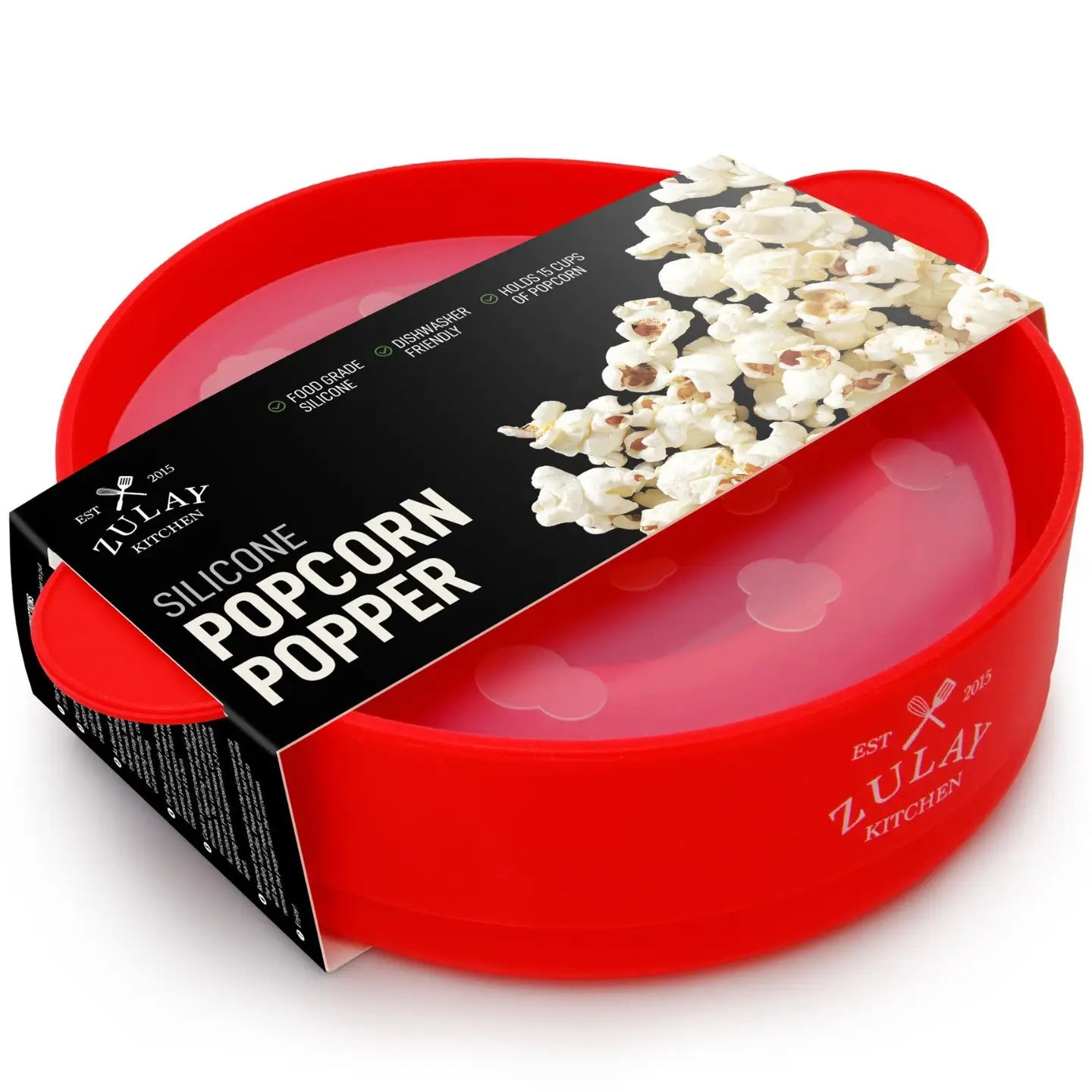Popcorn Popper For Microwave Collapsible