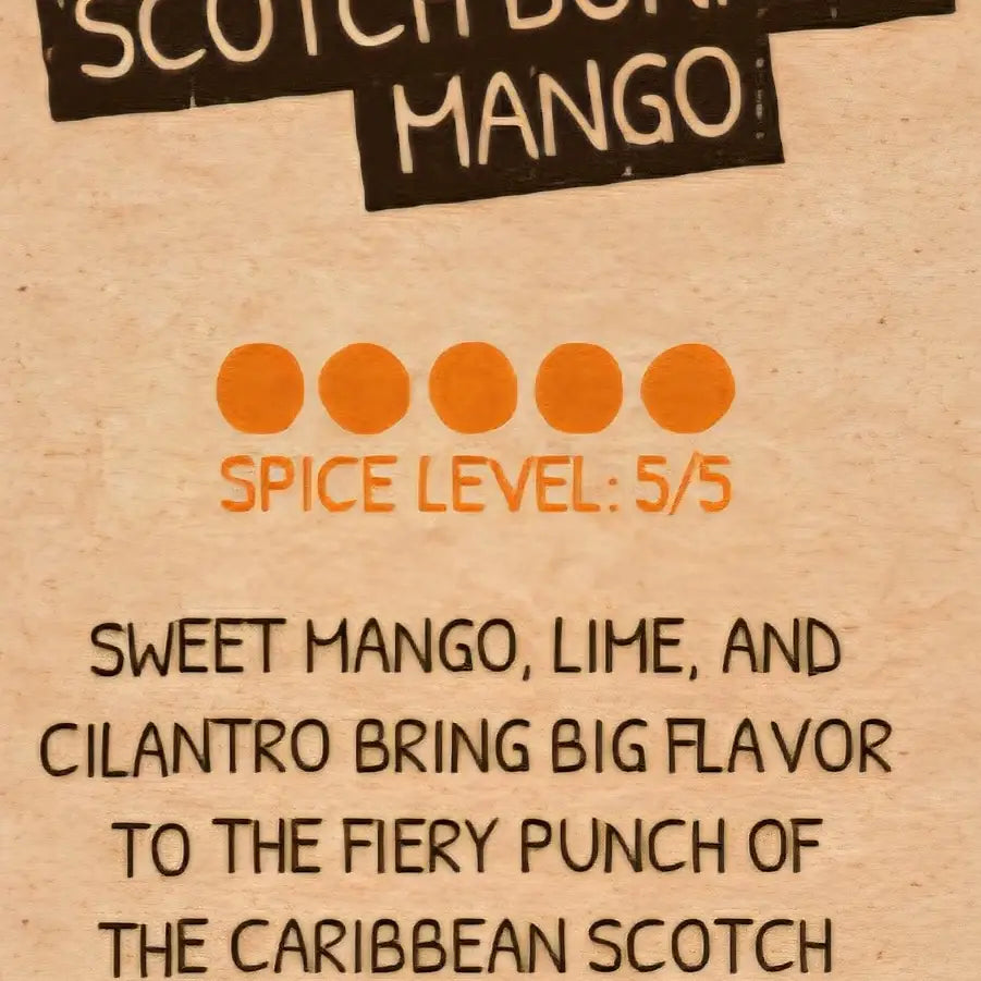 Scotch Bonnet Mango Hot Sauce - Small Batch