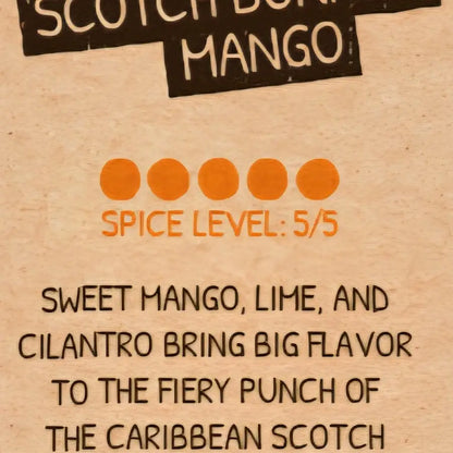Scotch Bonnet Mango Hot Sauce - Small Batch