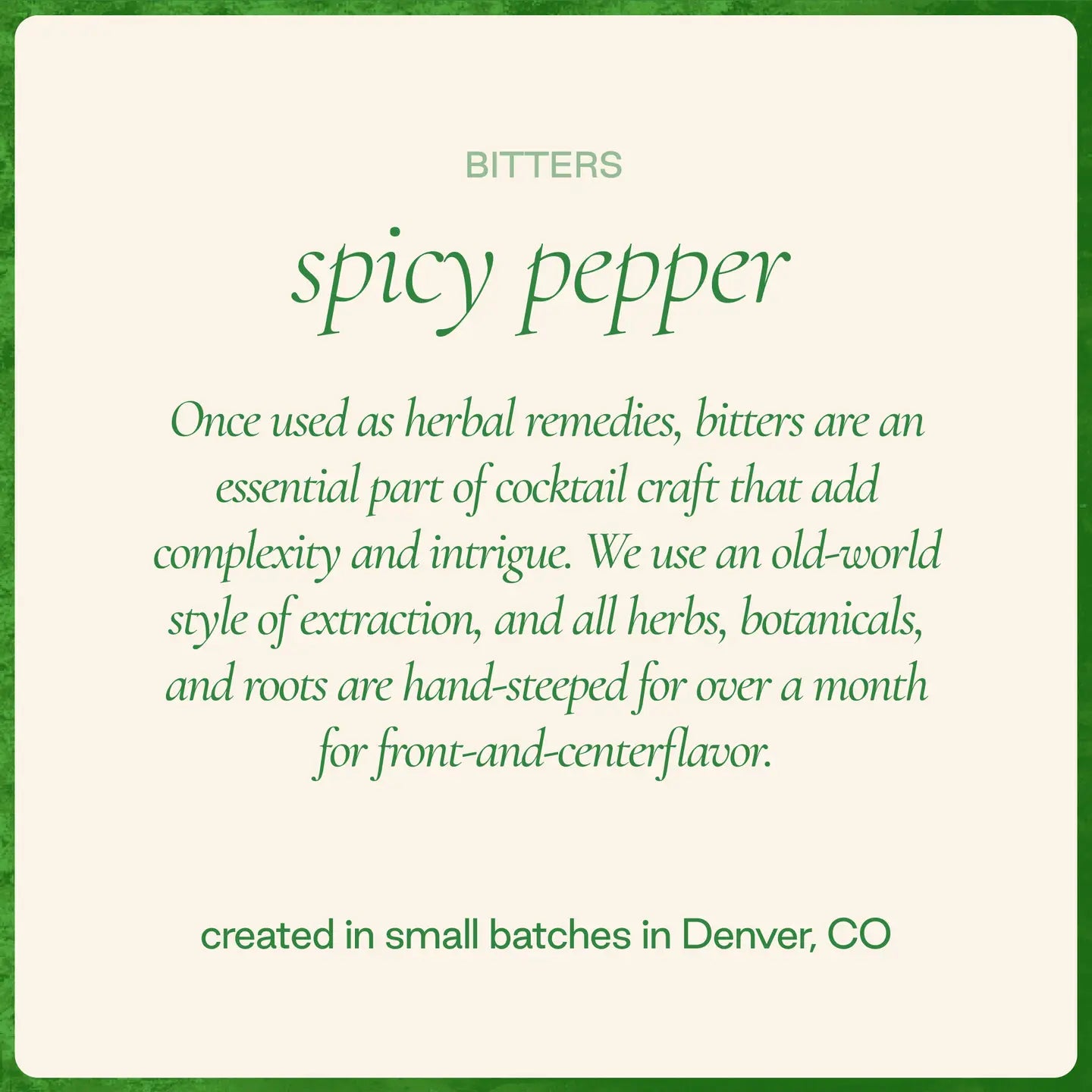 Spicy Pepper (Bonfire) Bitters
