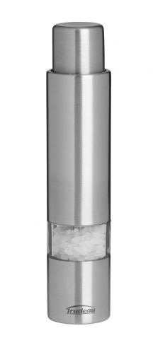 6" ONE-HAND STAINLESS STEEL THUMB SALT MILL - NashvilleSpiceCompany