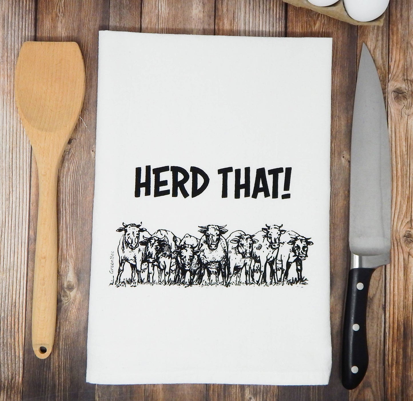 Herd That Cow Tea Towel - NashvilleSpiceCompany