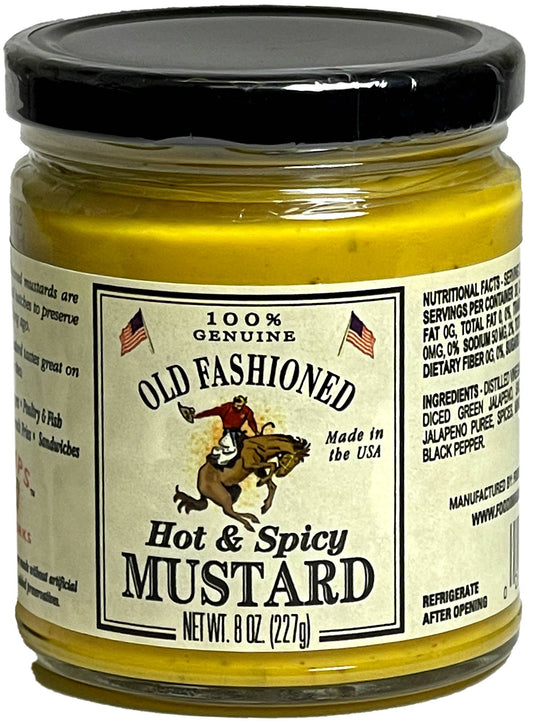 Shemps Old Fashioned Hot & Spicy Mustard - 8 oz. - NashvilleSpiceCompany