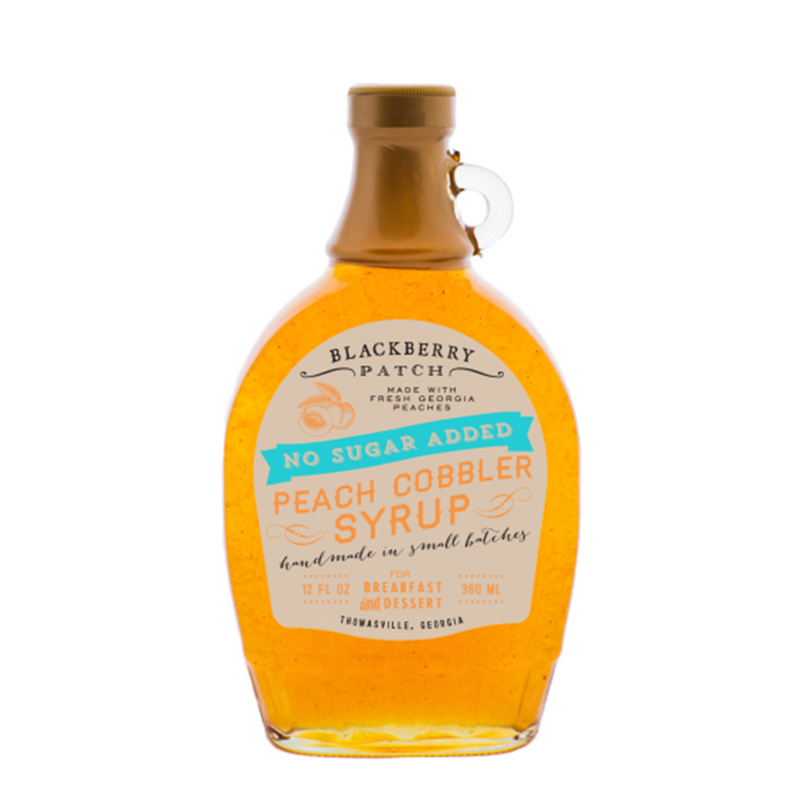 No Sugar Added Peach Cobbler Syrup - NashvilleSpiceCompany