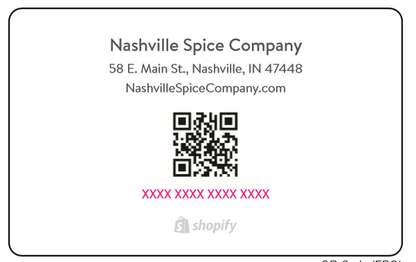 Gift Card - NashvilleSpiceCompany