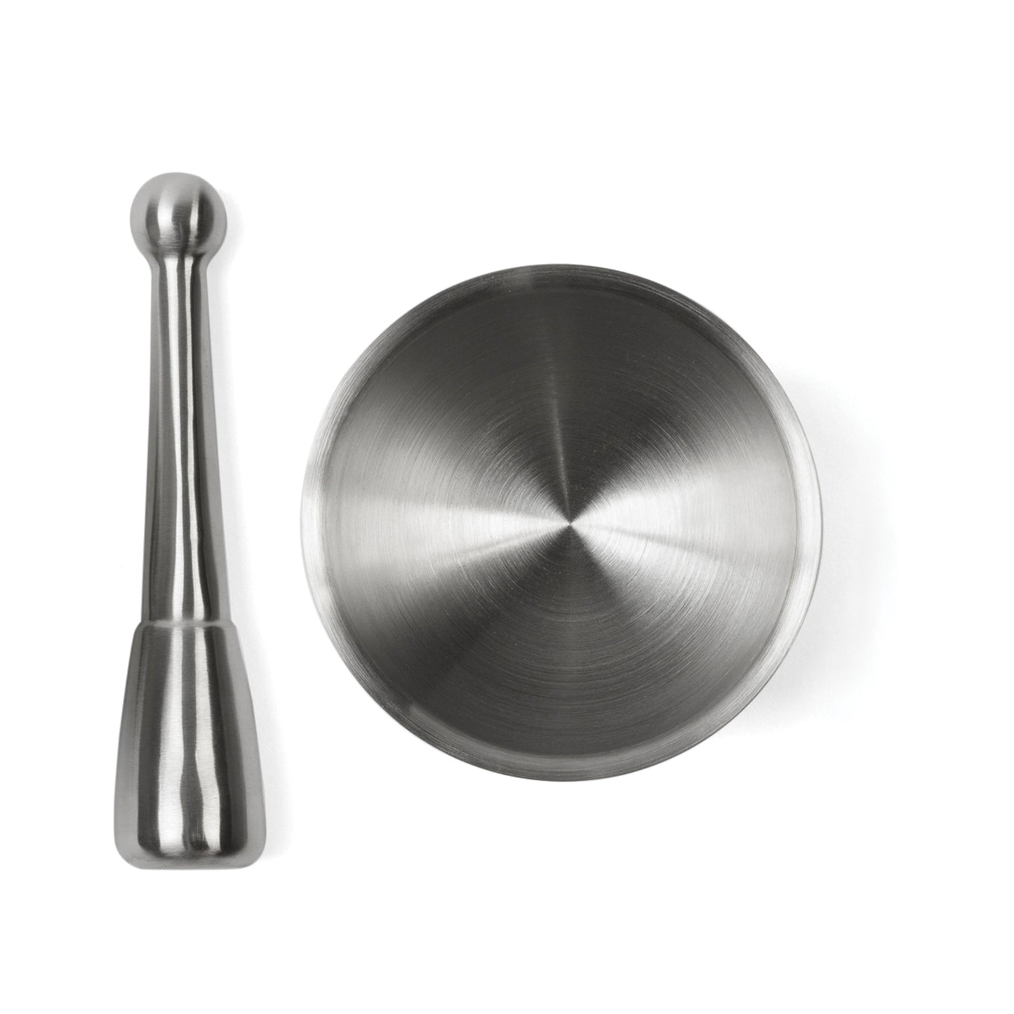 Stainless Steel Mortar & Pestle - 4.7"x3.3"