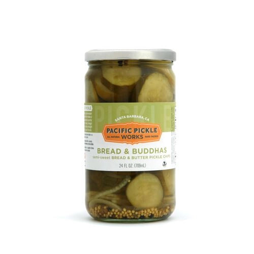 Bread and Buddhas - Semi-sweet Bread & Butter Style Pickles