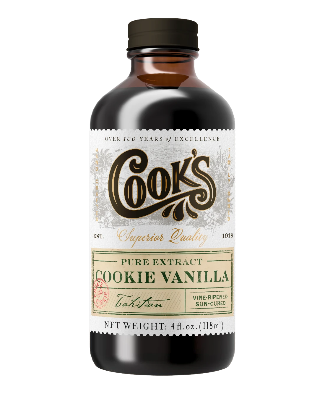 Pure Tahitian Blend Vanilla Extract - Cookie - NashvilleSpiceCompany