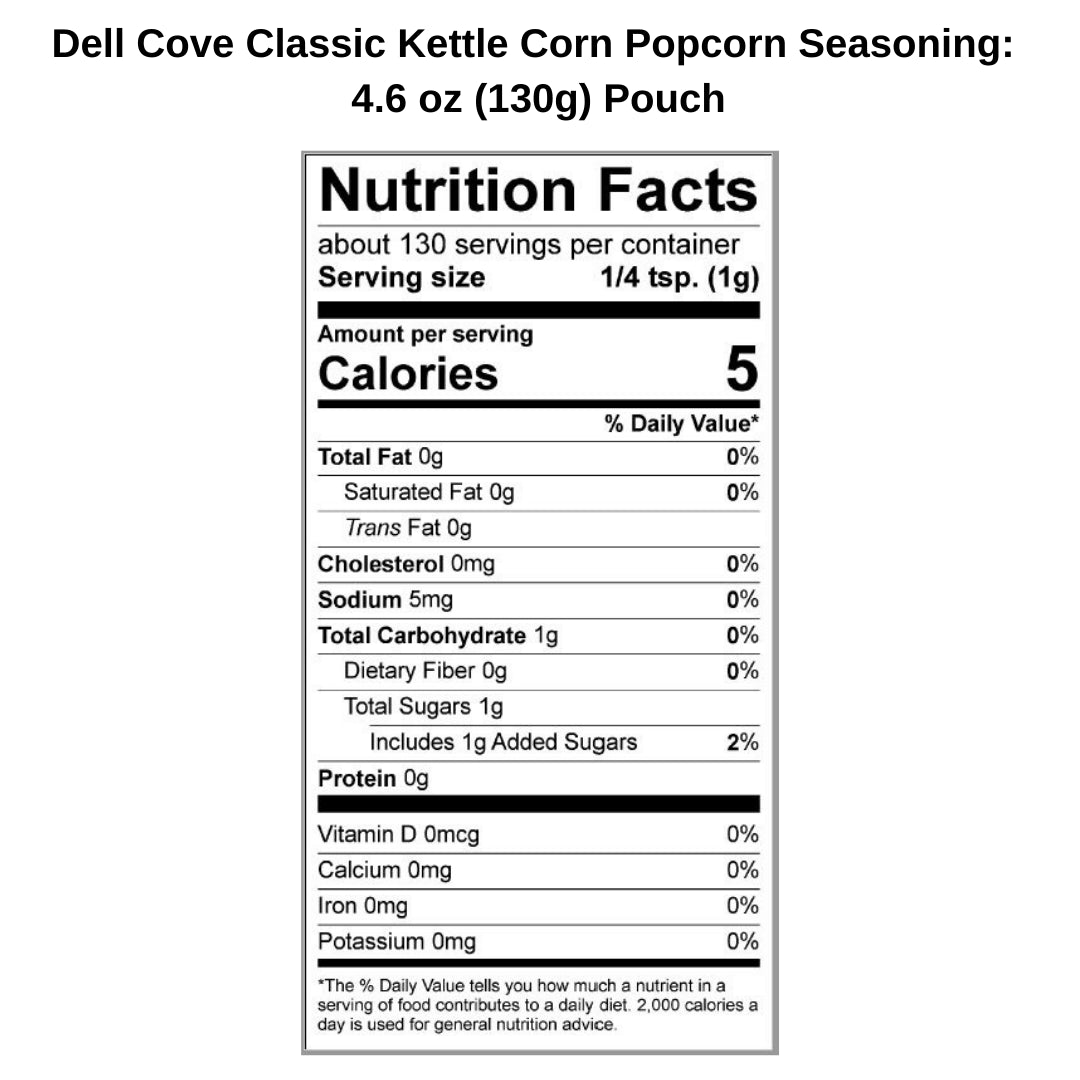Kettle Corn Popcorn Seasoning