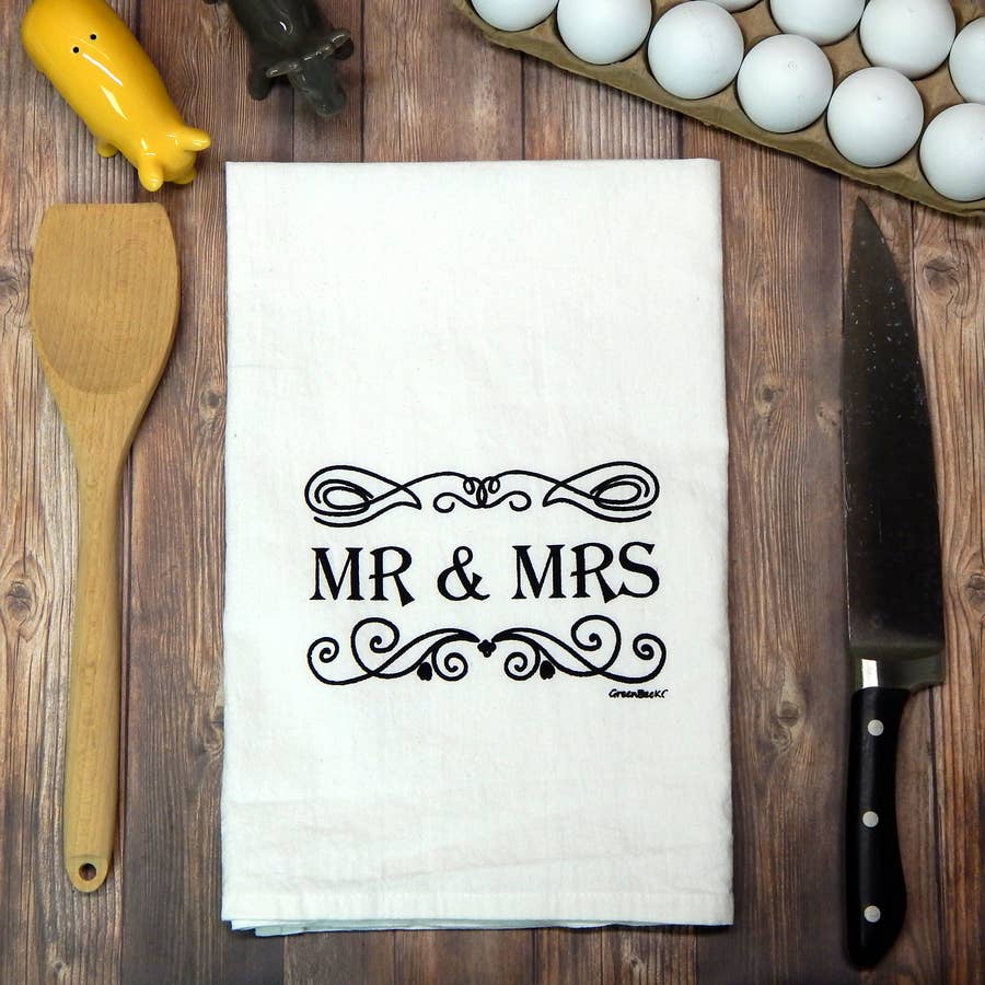 Mr & Mrs Wedding Tea Towel - NashvilleSpiceCompany