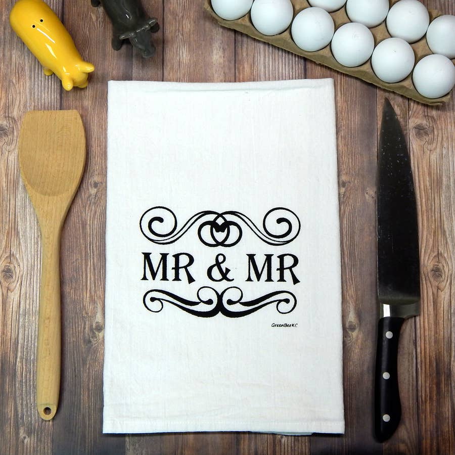 Mr & Mr Wedding Tea Towel - NashvilleSpiceCompany