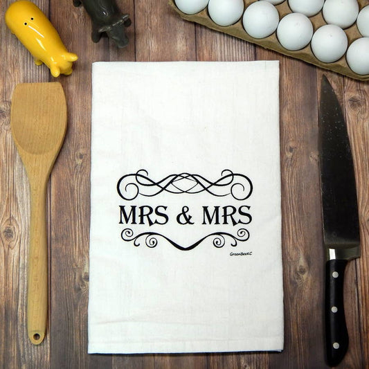 Mrs & Mrs Wedding Tea Towel - NashvilleSpiceCompany